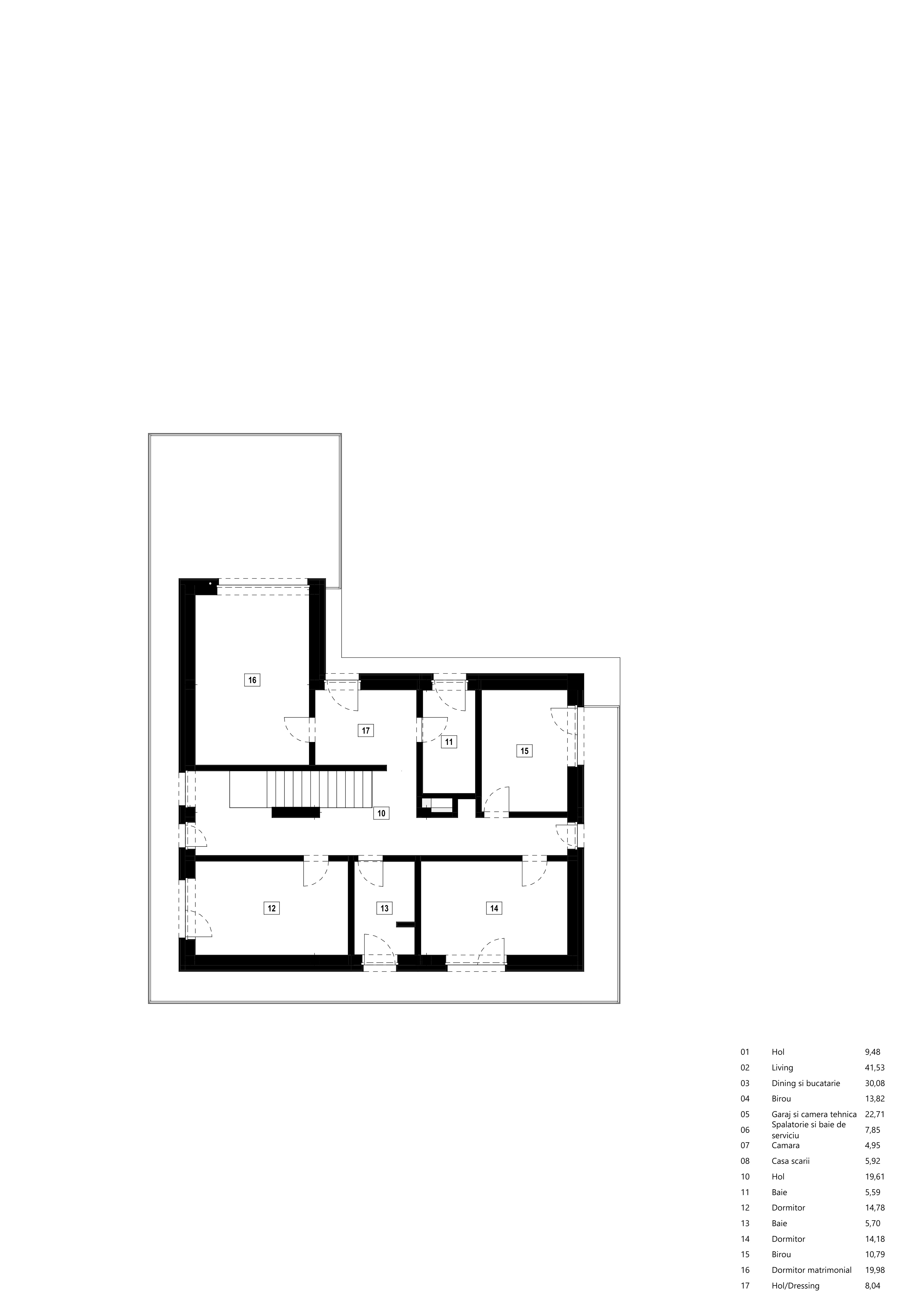 Plan etaj 1